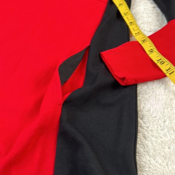 Lynn Ritchie Silver color block red and black long sleeved dress, small - Picture 5 of 10